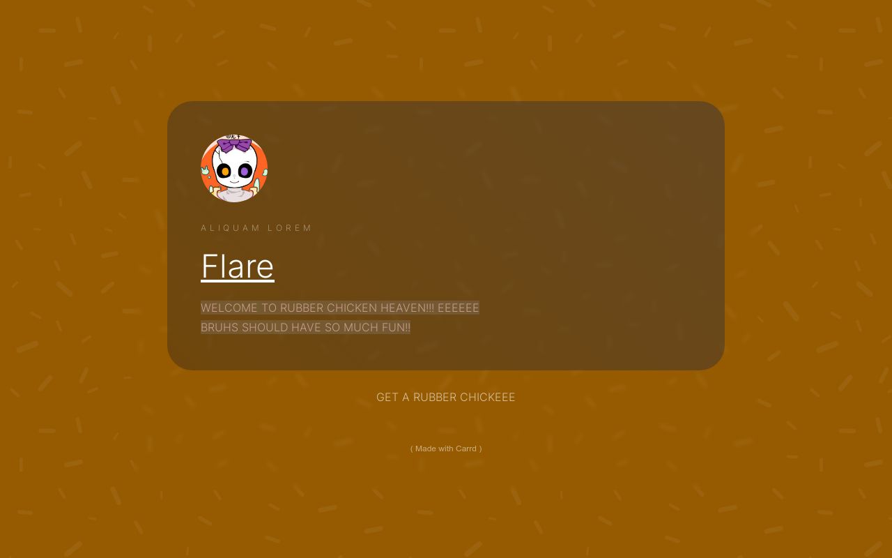 Carrd profile picture for @flares